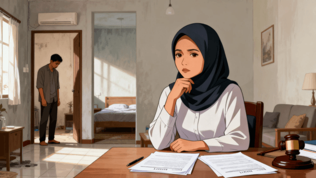 Suami Tetap Wajib Memberi Nafkah Meskipun Sudah Pisah Rumah_advokat-ponorogo_oleh-dreamina