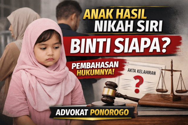 Anak Hasil Nikah Siri Binti Siapa