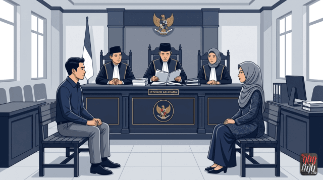 berapa lama proses cerai di pengadilan agama.